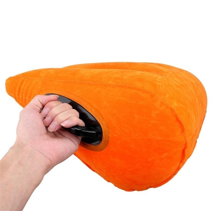 Sex Inflatable Pillow With Handle Triangle Cushion Portable Foldout Support Positioning Mattress Pillow Sex Toys For Couples