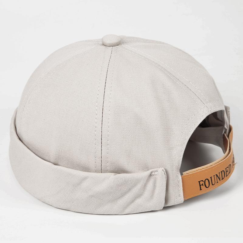 Hat Men'S Summer Melon Hat Landlord Hat Street Hipster Hipster Hip Hat Brimeless Female Yuppie Fashion Floor Hat