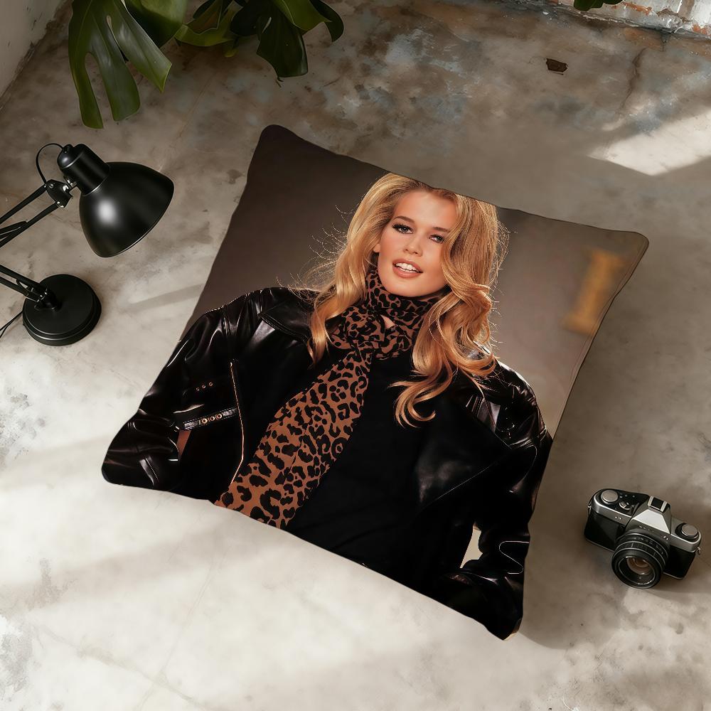 

Model C-Claudia Schiffer cushion cover Home Office Convenient Nordic Simplicity Hit With Zipper Cushion Cover 30cmx30cm