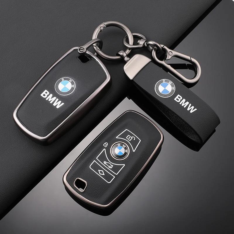 Hot 2025 TPU Car Key Case Full Cover Shell For BMW 1 3 5 7 Series X1 X3 X4 X5 F10 F15 F16 F20 F30 F18 F25 M3 M4 E34 Keyless  Acc