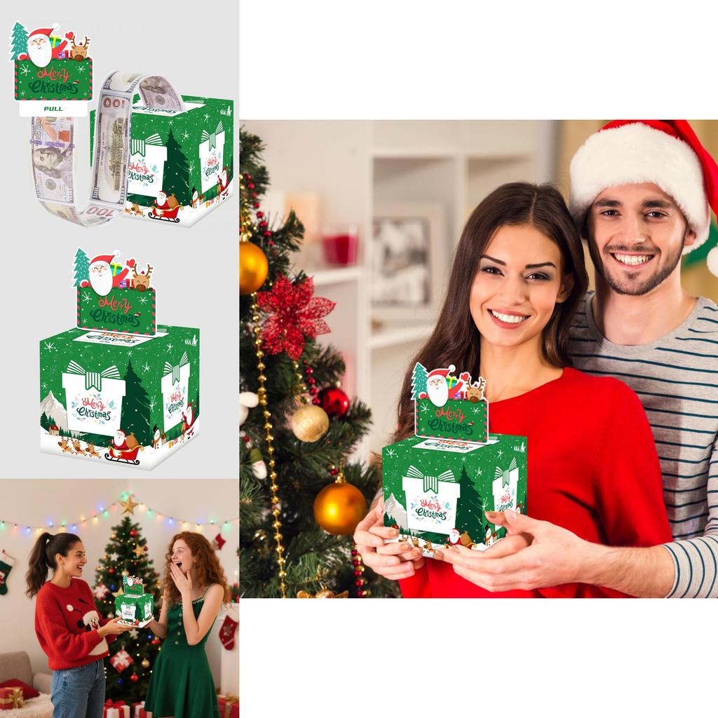 Green Holiday Gift Box For Christmas Surprises And Festive Gift Giving