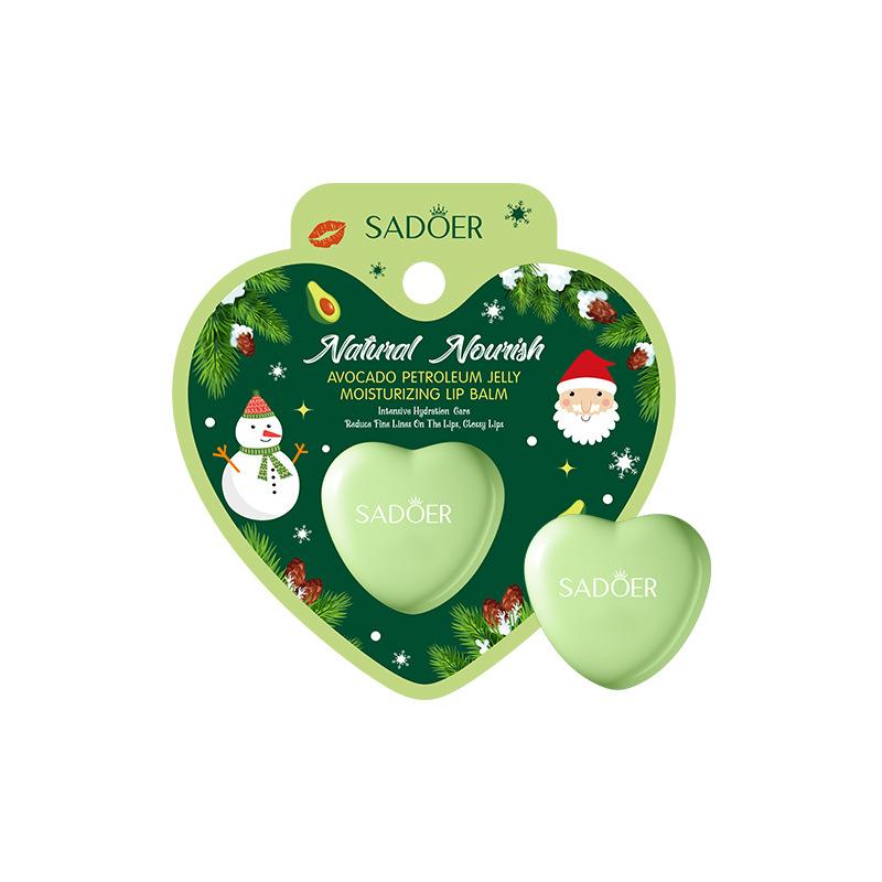 Christmas Lip Balm 5.8g Avocado Vaseline Moisturizing Nourishing Lip Balm Skin Care Products