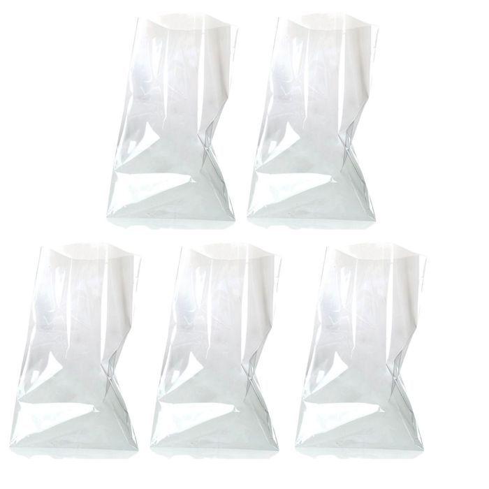 50 Transparent Food Bags 19 X 11 Cm