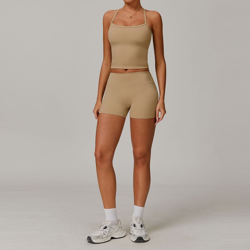 Guangzhou Zechuang Clothing Co., Ltd. European and American Tight Sanding Yoga Suit Quick-Drying Workout Clothes Winter Outdoor