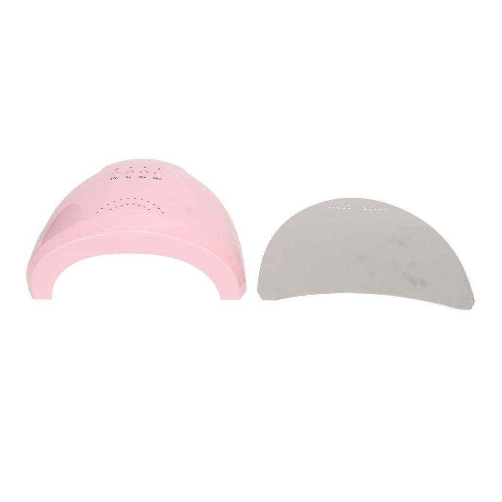 UV LED Nail Lamp Intelligent Infrared Sensor Touch Screen Pink UV Lamp Nail Dryer 100‑240V EU Plug