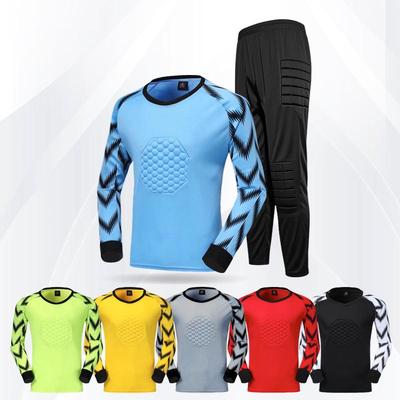 Maillot de Gardien de But avec Rembourrage en Éponge Anti-Chute et Anti-Collision pour l'Entraînement de Football