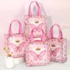 4 Bolsas de Regalo Mariposa Rosa Morado Bolsas Tote de Tela No Tejida para Niñas Tema Mariposa Cumpleaños Boda Fiesta Recuerdos Suministros