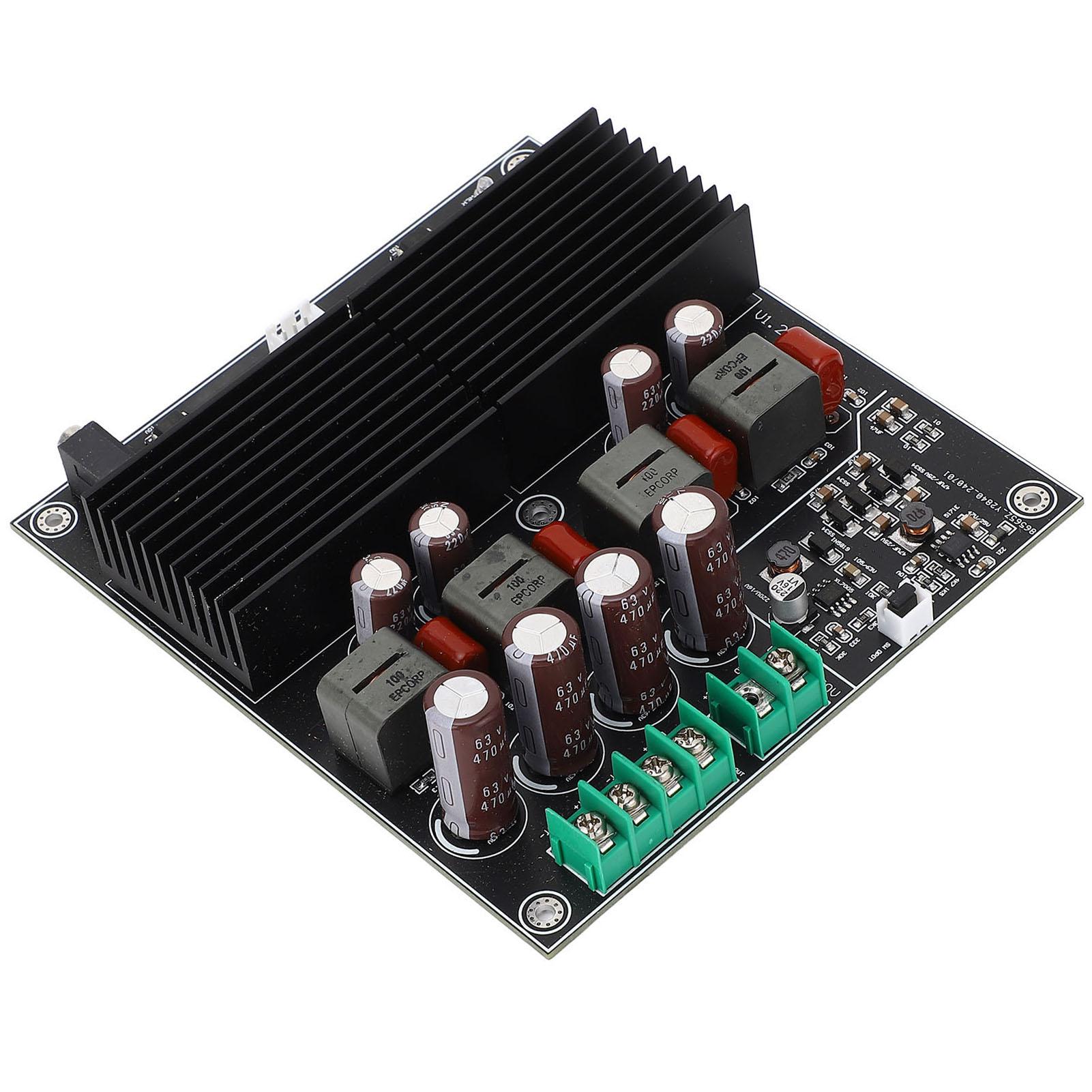 

Плата підсилювача потужності 2 канали 600 Вт+600 Вт Мікросхеми TPA3255 Клас D Модуль цифрового підсилювача звуку для