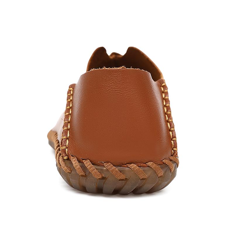 Fashion Men's Driving Shoes Handmade Leather Men Loafers Soft Breathable Men's Casual Shoes Zapatillas Hombre Big Size 39-48