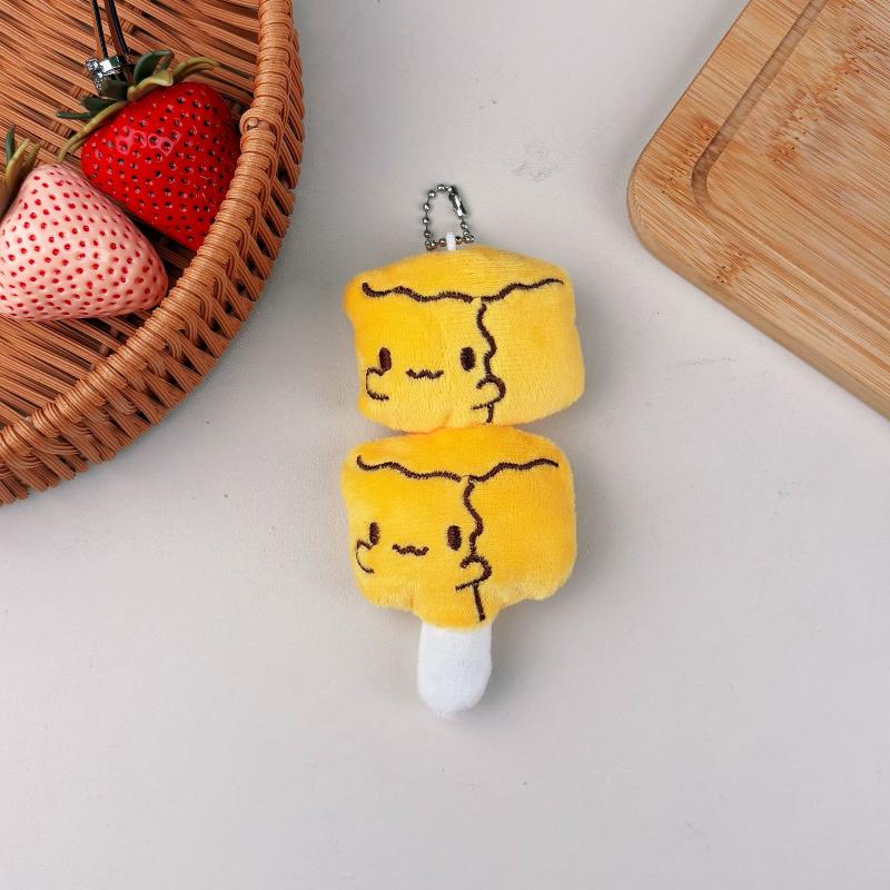 Cute Kanto Cooking Plush Doll Pendant Keychain Cartoon Cuisine Stuffed Doll Backpack Pendant Decoration Pendant Accessory Gift