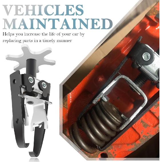 OFBAND Overhead Valve Spring Compressor Tools Adjustable,Valve Spring Tool Removes Value Springs Without Remove Cylinder Head,Universal Carbon Steel