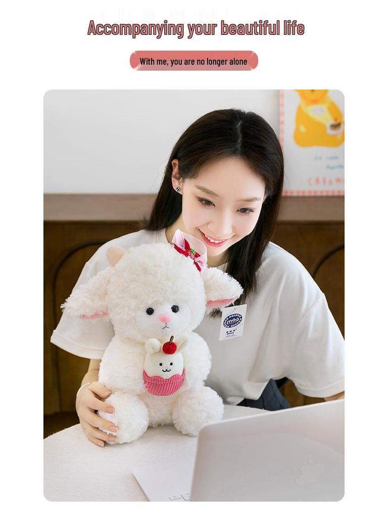 Cozy Lamb Plush Toy - Adorable Sheep Doll for Children's Day Gift