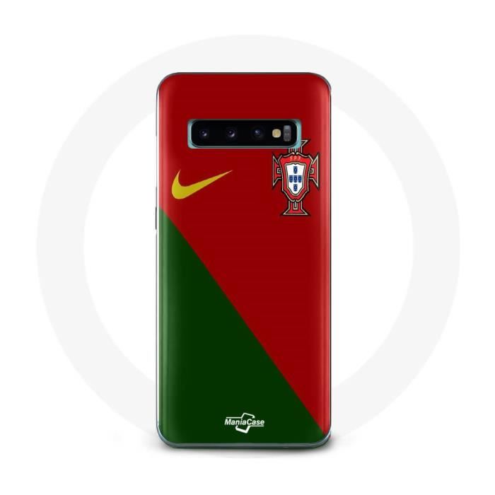 Coque - Nike - Maillot Portugal - Souple - Blanc - Samsung Galaxy S10