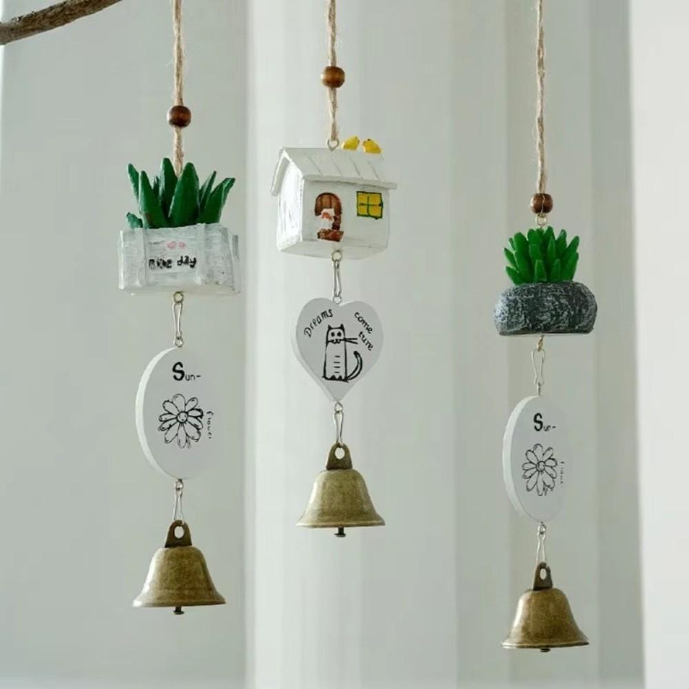 Copper Japanese Wind Chime Cartoon Animal Wind Music Pendant New Hanging Pendant  Window Decor