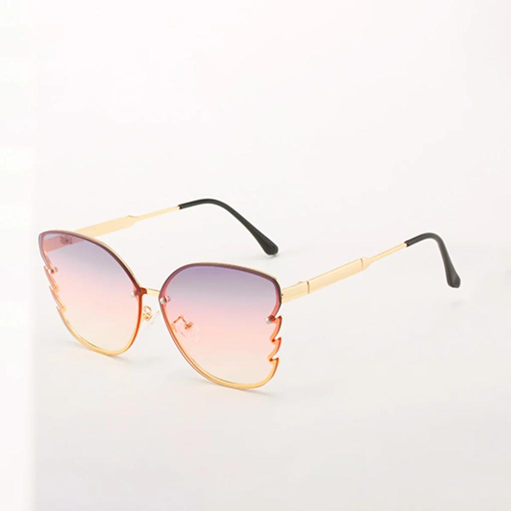 Stylish Butterfly Shaped Sunglasses Rectangle Sunglasses Female Designer Eyewear Small Frame Sun Eyewear Ladies Black