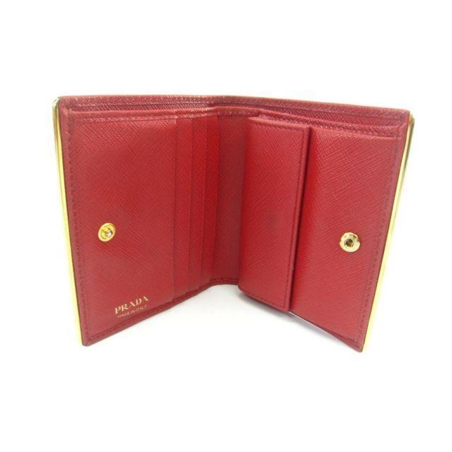Used PRADA Saffiano Leather Watch Wallet UP5235
