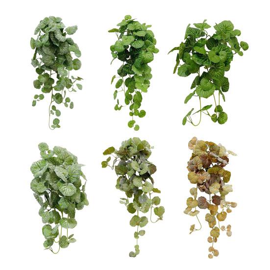 Artificial Green Plants Ivy Realistic UV Resistant Faux Greenery Rattan Indoor Outdoor Home Garden Porch Patio Leaves Vine Decoration