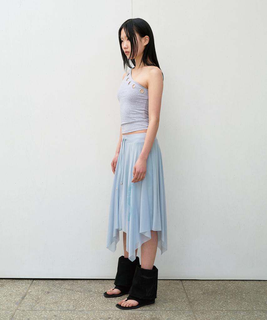 The Vinyl House Mesh Layered Skirt (W) Blue