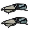 2Pcs 144Hz 3D Active Shutter Glasses DLP LinK LCD Lens 3D Glasses for 3D DLP Orojectors