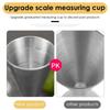304 Stainless Steel Japanese Measuring Cup 30ml/45ml 30/60ml Golden Rim Bar Tools with Graduation for Professional Bartender Kit