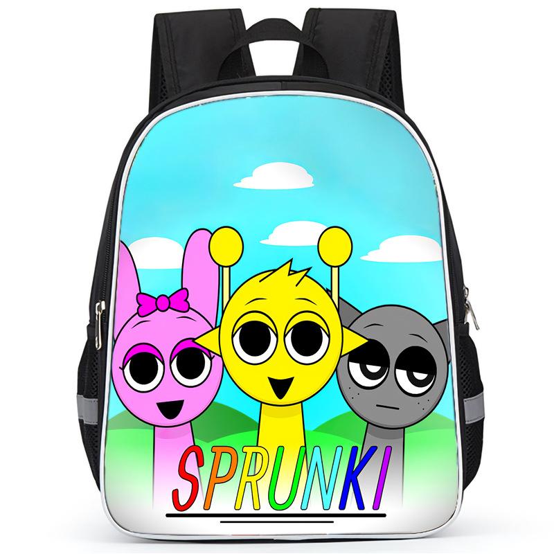 Rhythm Box Sprunki Hra Anime Batoh Studentský Školní Taška Počítačová Taška