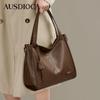 AUDIJIA Women's Genuine Leather Tote Bag