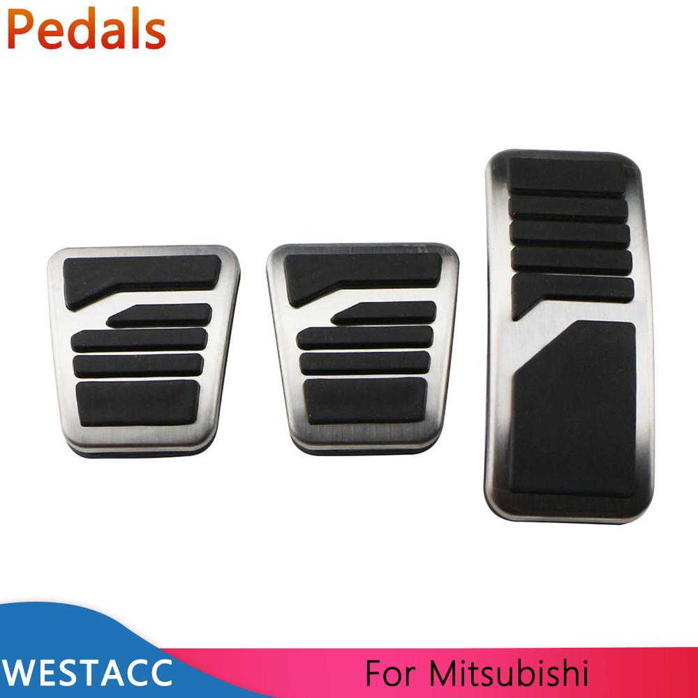 Car Pedals Accelerator Gas Brake Clutch Pedal Cover for Mitsubishi ASX Outlander Lancer EX Eclipse Cross Pajero AU