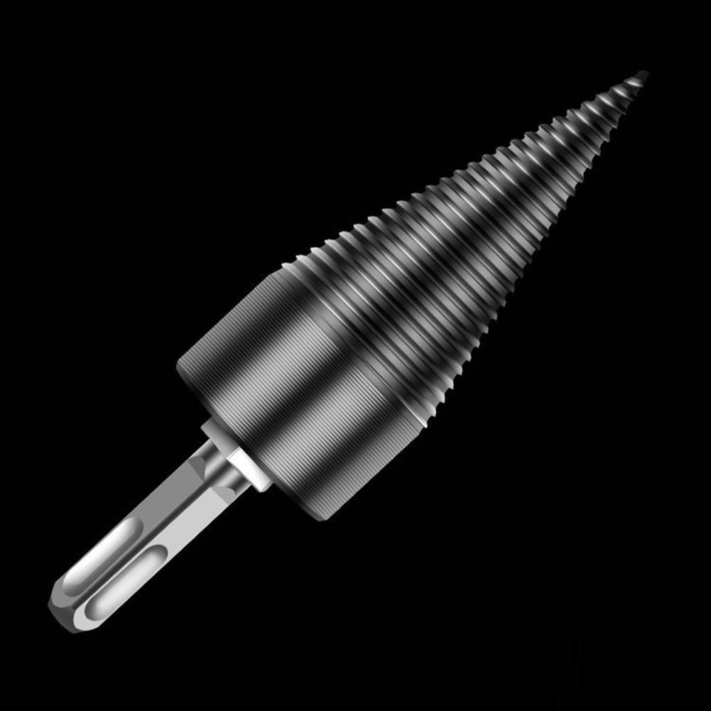 2 Stück 32mm Kreisschneidbohrer Verstellbarer Bohrer Brennholzspaltbohrer für Bohrmaschine Hochgeschwindigkeit Holzstamm Holz Spiralbohrer