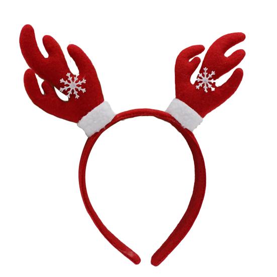 Christmas Headdress Interesting Ornamental Hair Accessories Xmas Santa Elk Antlers Children Adults Hairband for Gift