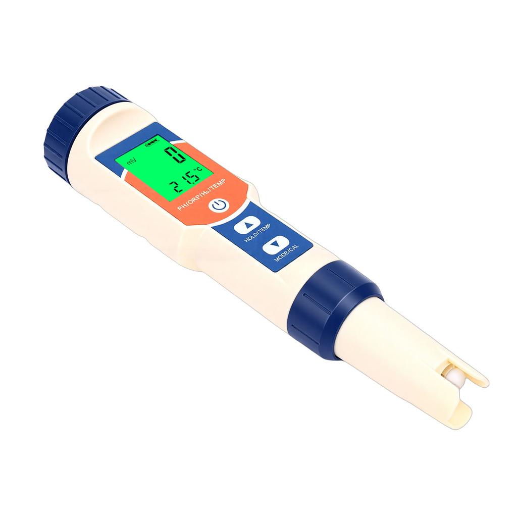 4 in 1 Hydrogen Water Tester PH H2 ORP Meter Digital Water Quality Tester IP67 Water Proof for Drinking Water