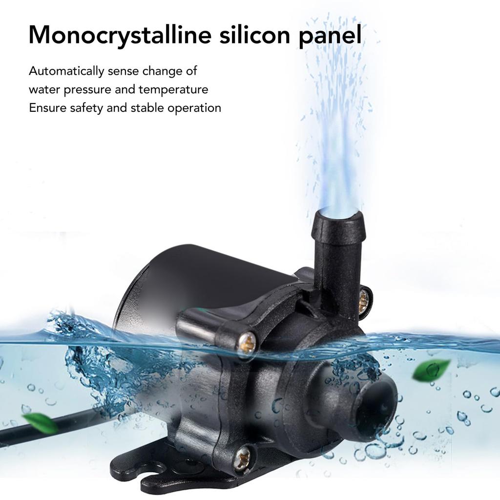 20W Solar Water Water Adjustable Water Solar Water Fountain Solar Pond Solar Fountain Pump with Switch for Fountain Pond and Birdbath Irrigation Pump,