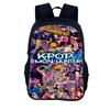 K-Pop Demon Hunters Children Backpack 16-Inch Student School Bag Double Shoulder Bag CLE
