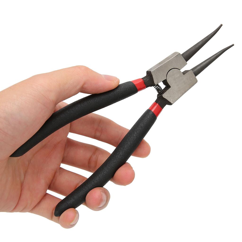 External Straight Circlip Pliers Carbon Steel Rubber Multifunctional Ring Retaining PliersSK?112?7D
