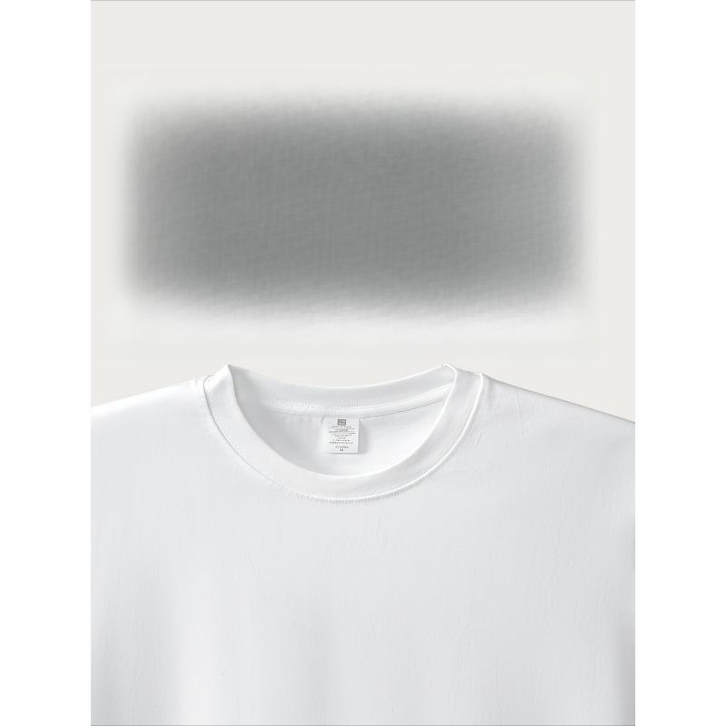 European Size 1pc Men'S Pure Cotton Casual T-shirt/ Mens T Shirts/graphic Tees Men/Creative Print Pattern/fashion Clothing/washable/round Collar
