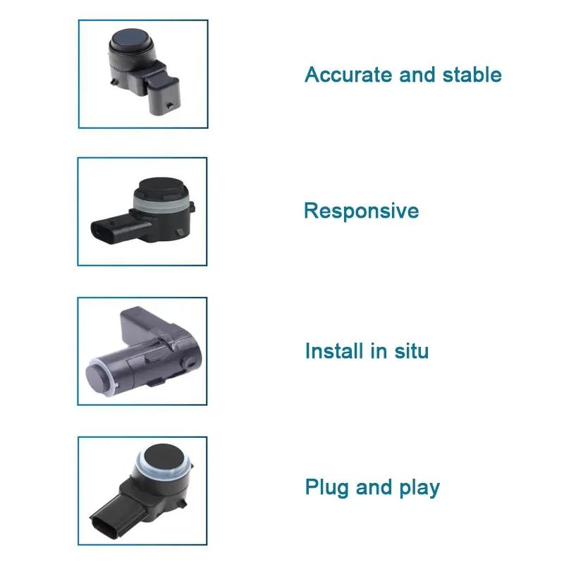 12V Sensor OEM 253A44101R For Renault Koleos Accessorie Parking Assist Sensor PDC Probe Electric Eye Reversing Radar Car Sticker