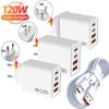 Încărcător Rapid Quick Charger PD USB Tip-C Adaptor de Perete pentru iPhone 16/15/14 Xiaomi Huawei Redmi Oneplus - Încărcător Telefon