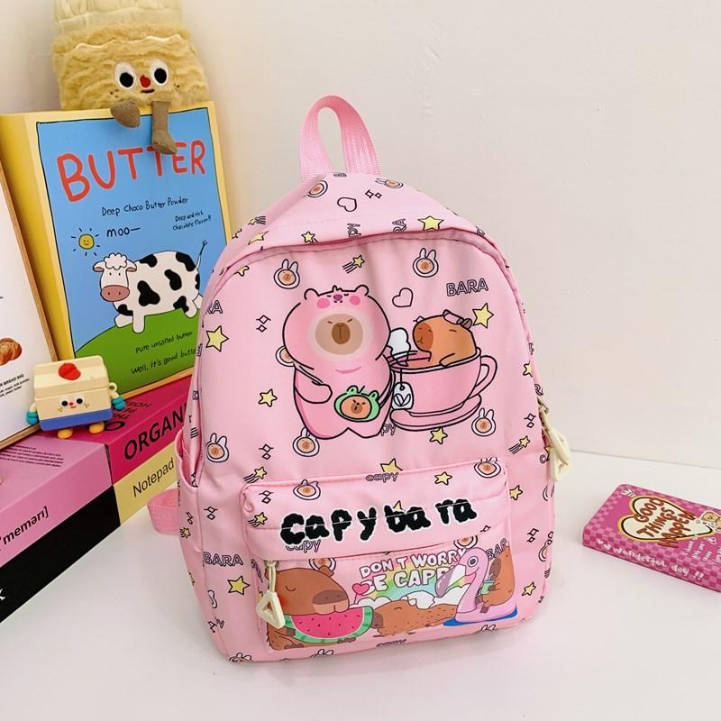 

Kindergarten Middle And Large Class Baby Schoolbag Cute Fun Cartoon Boys And Girls Backpack Children S Backpack розовый
