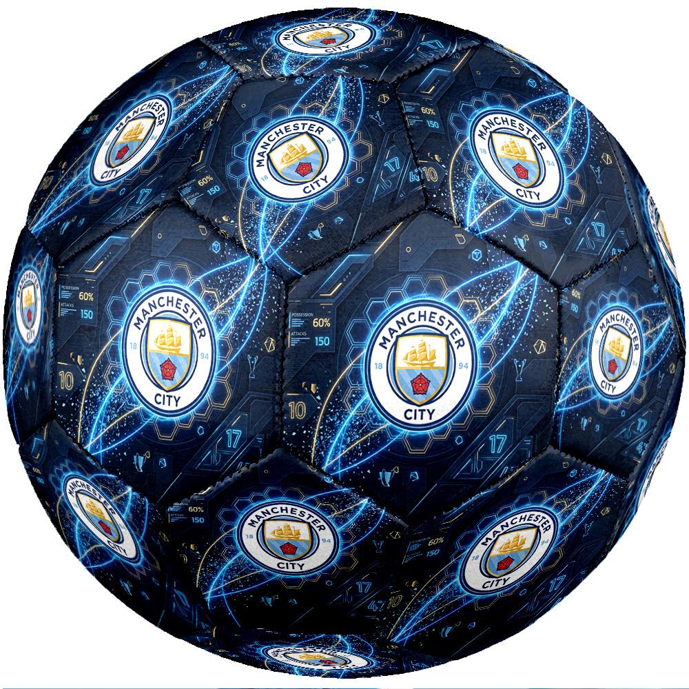 Ballon de football thème Manchester City Taille 5 Ballon de football Toucher Doux Ballon de football d'entraînement professionnel pour sports d'extérieur