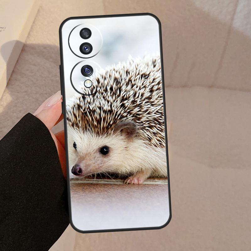 Cute Little Hedgehog For Honor Magic 5 6 7 8 Pro Case For Honor X9d X9a X9b X9c X8c X8b 50 70 90 200 400 Lite Win