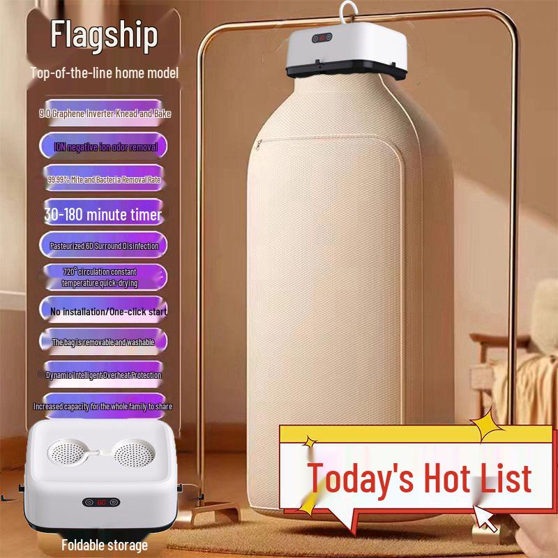 Intelligentes Haus Vollautomatischer Schnelltrockner - Kompakttrockner gegen Milben für Wohnheime und kleine Räume