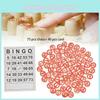 High-quality Bingo Card Set With 40 Cards And 75 Checkers For Kids Develops Intellectual Skills And Promotes Interactivity