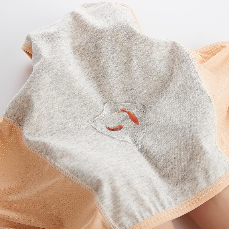 Plus Size Breathable Leakproof Mid-Waist Period Panties