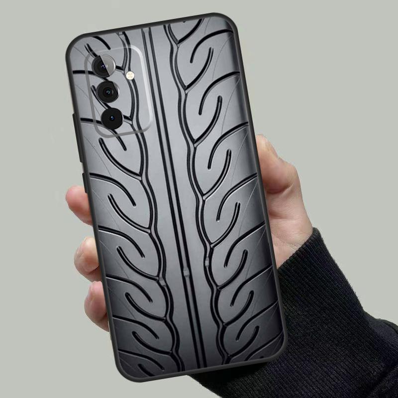 

Black Tire Tyre Tread Texture Case For Samsung Galaxy A55 A35 A15 A52 A32 A12 A16 A26 A36 A56 A53 A33 A13 A14 A34 A54 A17 Samsung A55