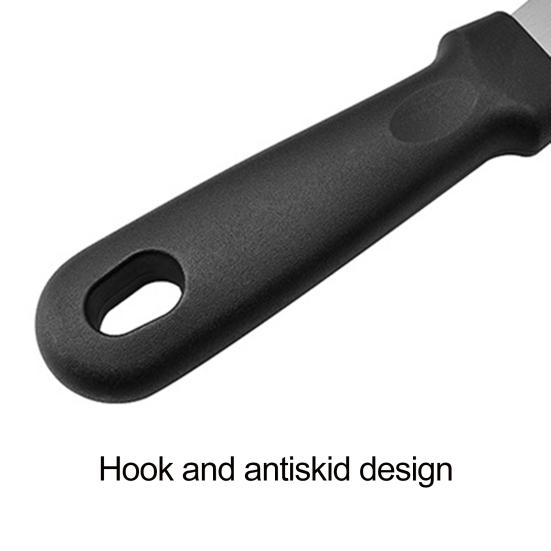 Stainless Steel Frying Spatula Easy Hanging Multi-functional Good Grip Pancake Fish Spatula for Restaurant