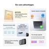MINISFORUM NEW AI X1 Mini PC (AI 9 HX370) - AMD Ryzen AI 9 HX370, 32GB/96GB DDR5, 2TB Storage, WiFi 7 & 2x 2.5G LAN, AI Copilot, Office & Gaming PC