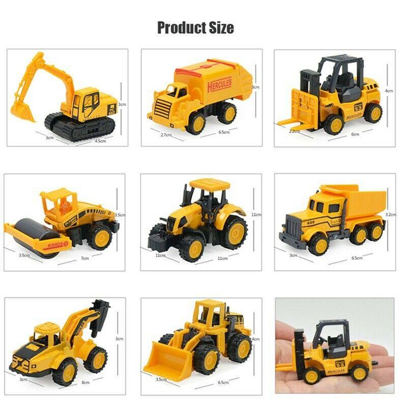 High-simulation Alloy Construction Truck Model Toy Mini Digger For Kids Fun