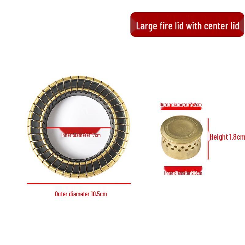 Gas Stove Flame Spreader Cover Set