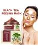 1Pc 100g BLACK TEA PEELING MASK Natural Ingredients. Gently Rejuvenating Skin. Immediate Result. Ski