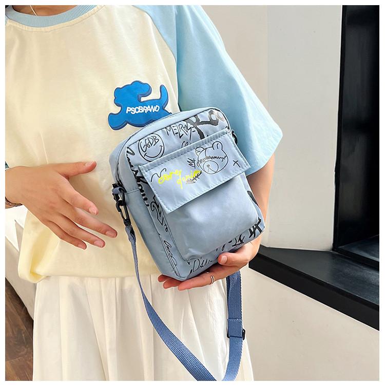 Crafty Small Crossbody Bag With Nylon Material For Daily Casual Use