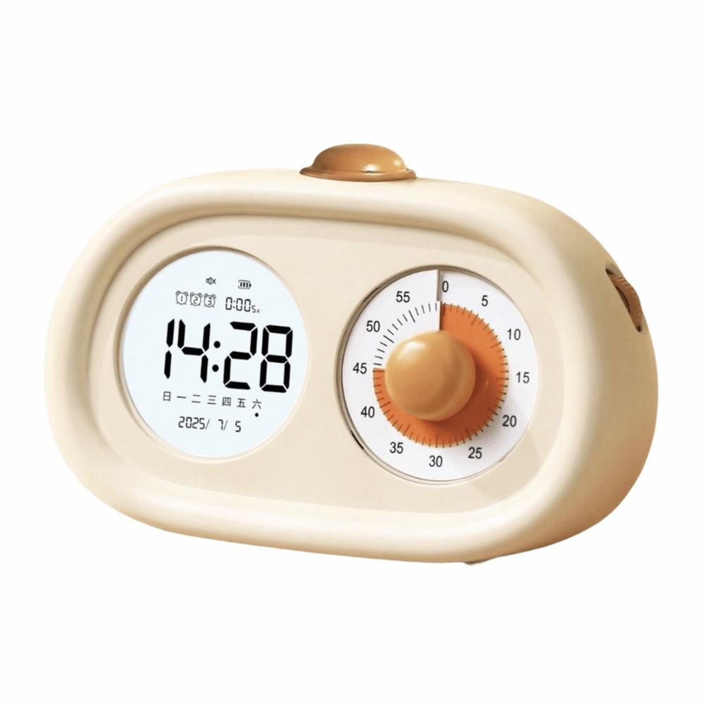 Dual Screen Time Manager Multi Functional Visual Timer New Alarm Clock Student Time Management